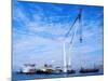 Crane Rig Raising Sunken Mary Rose-null-Mounted Photographic Print