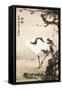 Crane under a Pine Tree-Gao Qifeng-Framed Stretched Canvas