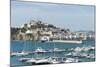 Cranes at Ibiza Castle and View of the Boats, Ibiza Port, Dalt Vila-Emanuele Ciccomartino-Mounted Photographic Print