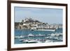 Cranes at Ibiza Castle and View of the Boats, Ibiza Port, Dalt Vila-Emanuele Ciccomartino-Framed Photographic Print