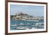 Cranes at Ibiza Castle and View of the Boats, Ibiza Port, Dalt Vila-Emanuele Ciccomartino-Framed Photographic Print