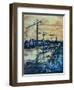 Cranes by the Canal-Brenda Brin Booker-Framed Premium Giclee Print