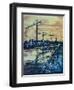 Cranes by the Canal-Brenda Brin Booker-Framed Premium Giclee Print