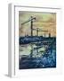 Cranes by the Canal-Brenda Brin Booker-Framed Giclee Print