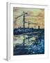 Cranes by the Canal-Brenda Brin Booker-Framed Giclee Print