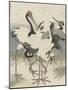 Cranes by the water, c.1816-Kubo Shunman-Mounted Giclee Print