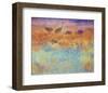 Cranes in Soft Mist-Chris Vest-Framed Premium Giclee Print