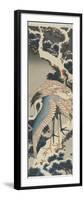 Cranes on Pine, C. 1834-Katsushika Hokusai-Framed Giclee Print