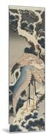 Cranes on Pine, C. 1834-Katsushika Hokusai-Mounted Giclee Print