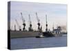 Cranes, Port of Hamburg, Hamburg, Germany-Yadid Levy-Stretched Canvas