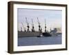 Cranes, Port of Hamburg, Hamburg, Germany-Yadid Levy-Framed Photographic Print