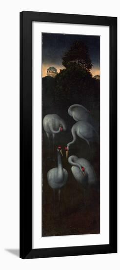 Cranes (The Reverse of a Panel from a Triptyc), C. 1480-Hans Memling-Framed Premium Giclee Print