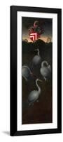 Cranes with the Coat of Arms of the Pagagnotti Family (The Reverse of a Panel from a Triptyc)-Hans Memling-Framed Premium Giclee Print