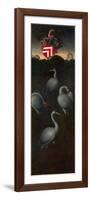 Cranes with the Coat of Arms of the Pagagnotti Family (The Reverse of a Panel from a Triptyc)-Hans Memling-Framed Premium Giclee Print