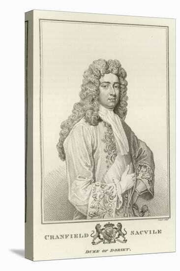Cranfield Sacvile, Duke of Dorset-Godfrey Kneller-Stretched Canvas