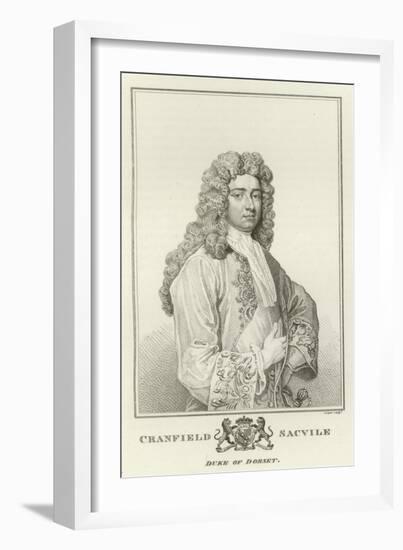 Cranfield Sacvile, Duke of Dorset-Godfrey Kneller-Framed Giclee Print