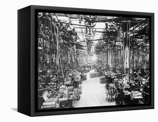 Crankshaft Grinding Department at Ford Motor Company-null-Framed Stretched Canvas