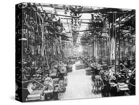 Crankshaft Grinding Department at Ford Motor Company-null-Stretched Canvas
