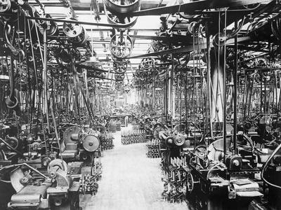 Crankshaft Grinding Department At Ford Motor Company Photographic Print Allposters Com