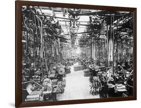 Crankshaft Grinding Department at Ford Motor Company-null-Framed Photographic Print