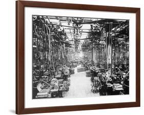 Crankshaft Grinding Department at Ford Motor Company-null-Framed Photographic Print