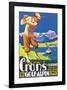 Crans, le plus beau Golf Alpin-JEM-Framed Art Print