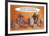 Crap to the Swap Meet, Surplus Gym Equipment, Retro-null-Framed Art Print