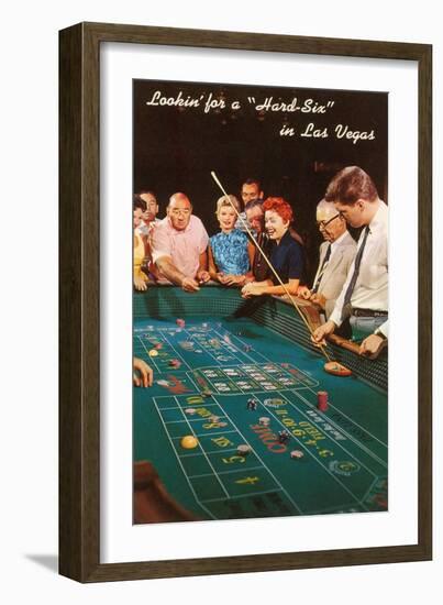 Craps, Las Vegas, Nevada-null-Framed Art Print