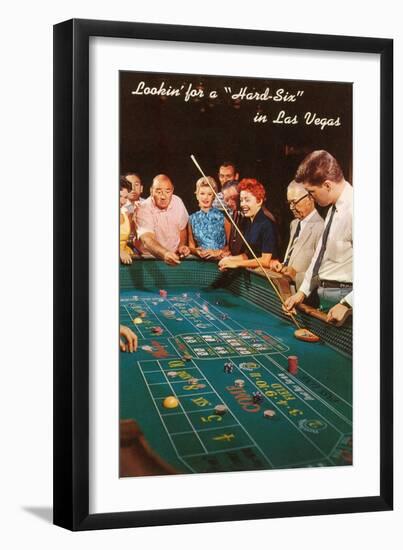 Craps, Las Vegas, Nevada-null-Framed Art Print