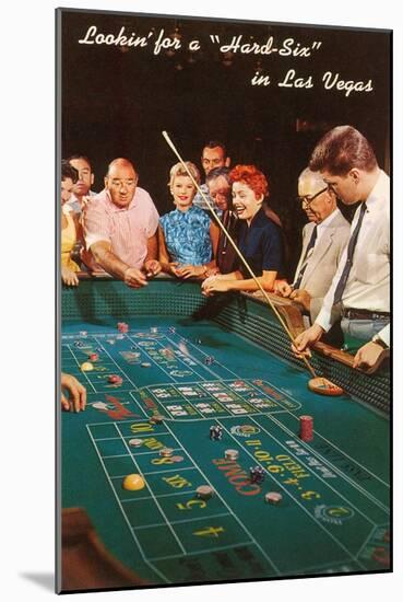 Craps, Las Vegas, Nevada-null-Mounted Art Print