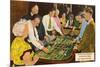 Craps, Las Vegas, Nevada-null-Mounted Art Print