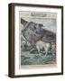 Crash and Bull-Alfredo Ortelli-Framed Art Print