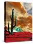 Crashed Alien Spacecraft-Victor Habbick-Stretched Canvas