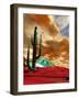 Crashed Alien Spacecraft-Victor Habbick-Framed Photographic Print