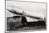 Crashed Zeppelin LZ 8 'Deutschland II, Dusseldorf, Germany, 1911-null-Mounted Giclee Print