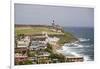 Crashing Waves At El Morro Fort, Old San Juan-George Oze-Framed Photographic Print