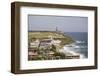 Crashing Waves At El Morro Fort, Old San Juan-George Oze-Framed Photographic Print