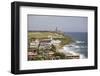 Crashing Waves At El Morro Fort, Old San Juan-George Oze-Framed Photographic Print