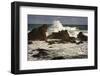 Crashing Waves at Hookipa Point in Maui with a Creative Texture Overlay Filter.-pdb1-Framed Photographic Print