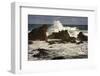 Crashing Waves at Hookipa Point in Maui with a Creative Texture Overlay Filter.-pdb1-Framed Photographic Print