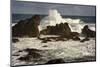 Crashing Waves at Hookipa Point in Maui with a Creative Texture Overlay Filter.-pdb1-Mounted Photographic Print