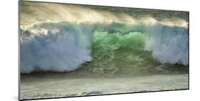 Crashing Waves, Carmel, Ca, USA, Green Translucence-Sheila Haddad-Mounted Photographic Print