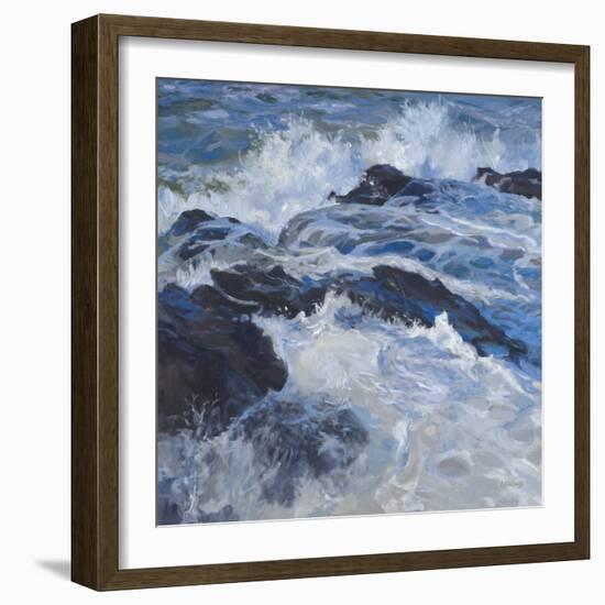 Crashing Waves-Julian Askins-Framed Giclee Print