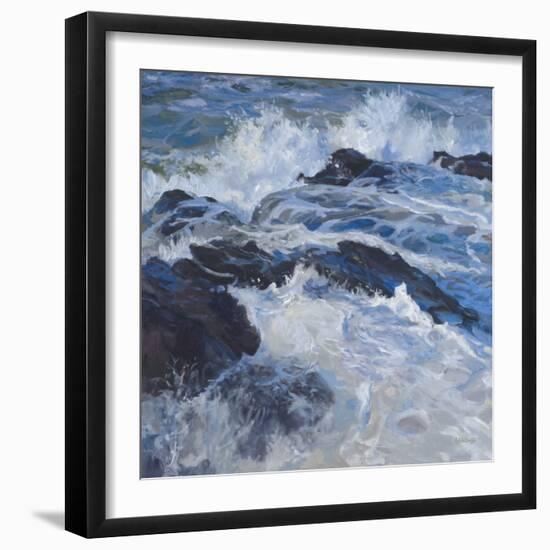 Crashing Waves-Julian Askins-Framed Giclee Print