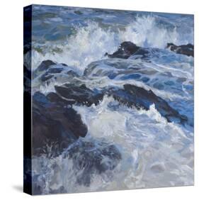 Crashing Waves-Julian Askins-Stretched Canvas