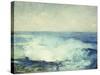 Crashing Waves-Soren Emil Carlsen-Stretched Canvas