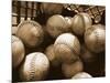 Crate Full of Worn Softballs-Doug Berry-Mounted Photographic Print