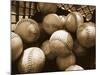 Crate Full of Worn Softballs-Doug Berry-Mounted Photographic Print