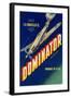 Crate Label, Dominator-null-Framed Art Print