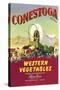 Crate Label for Conestoga Vegetables-null-Stretched Canvas